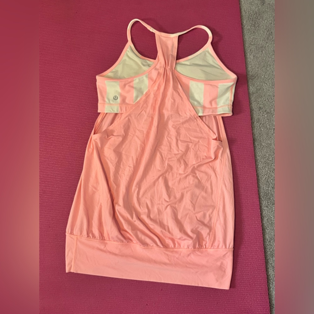 Women's Pink Racerback Tank Top - Picture 3 of 13